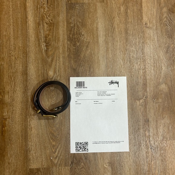 Stussy Belt Gold S tip - Picture 2 of 7